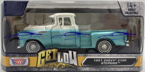 Chevy 3100 1957 Stepside Pickup 1:24 Motormax 79032 Chevy 3100 1957 Stepside Pickup 1:24 Motormax 79032