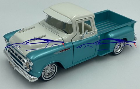 Chevy 3100 1957 Stepside Pickup 1:24 Motormax 79032 Chevy 3100 1957 Stepside Pickup 1:24 Motormax 79032
