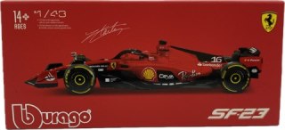 F1 FERRARI F1-SF23 2023 Leclerc KASK BBurago 1:43
