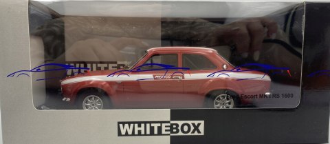FORD Escort RS MK I Mexico 1970 1:24 red WhiteBox 124199 FORD Escort RS MK I Mexico 1970 1:24 red WhiteBox 124199