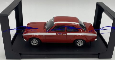 FORD Escort RS MK I Mexico 1970 1:24 red WhiteBox 124199 FORD Escort RS MK I Mexico 1970 1:24 red WhiteBox 124199
