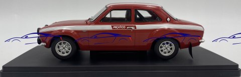 FORD Escort RS MK I Mexico 1970 1:24 red WhiteBox 124199 FORD Escort RS MK I Mexico 1970 1:24 red WhiteBox 124199