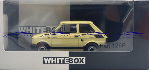 Fiat 126p maluch model 124217 WhiteBox 1:24 jasny żółty Fiat 126p maluch model 124217 WhiteBox 1:24 jasny żółty