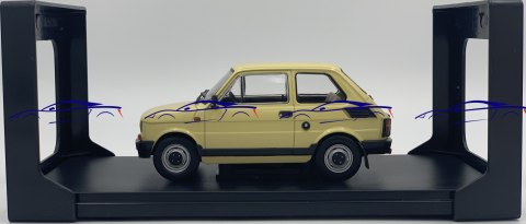 Fiat 126p maluch model 124217 WhiteBox 1:24 jasny żółty Fiat 126p maluch model 124217 WhiteBox 1:24 jasny żółty