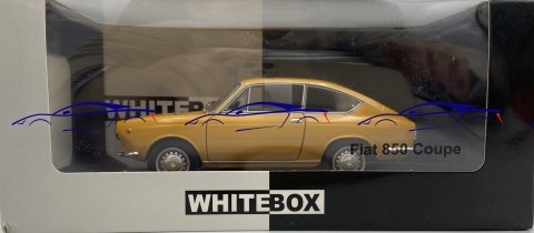 Fiat 850 Coupe model 124168 WhiteBox 1:24 Fiat 850 Coupe model 124168 WhiteBox 1:24