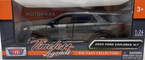Ford Explorer XLT 2022 model 1:24 Motormax 79378 grafitowy Ford Explorer XLT 2022 model 1:24 Motormax 79378 grafitowy