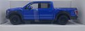 Ford F-150 Raptor 2017 model 1:27 Motormax 79344LOC niebieski