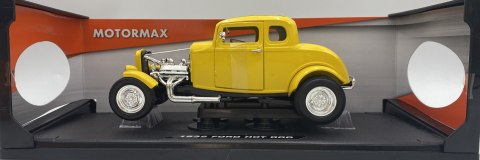 Ford Hot Rod 1932 1:18 model Motormax 73172 żółty Ford Hot Rod 1932 1:18 model Motormax 73172 żółty