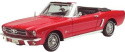 Ford Mustang 1/2 1964 red 1:18 model Motormax 73145