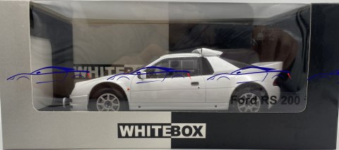 Ford RS 200 1984 model 124211 WhiteBox 1:24 white Ford RS 200 1984 model 124211 WhiteBox 1:24 white