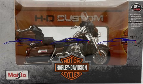HARLEY-DAVIDSON 2012 FLHTK Electra Glide 1:18 Maisto brązowy HARLEY-DAVIDSON 2012 FLHTK Electra Glide 1:18 Maisto brązowy