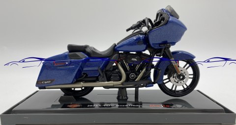 HARLEY-DAVIDSON 2022 CVO Road Glide 1:18 Maisto niebieski HARLEY-DAVIDSON 2022 CVO Road Glide 1:18 Maisto niebieski