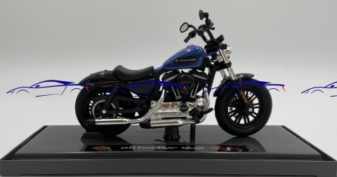 HARLEY-DAVIDSON 2022 Forty-Eight Special 1:18 Maisto niebieski HARLEY-DAVIDSON 2022 Forty-Eight Special 1:18 Maisto niebieski