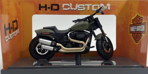 HARLEY-DAVIDSON Fat Bob 114 2022 1:18 Maisto zielony HARLEY-DAVIDSON Fat Bob 114 2022 1:18 Maisto zielony