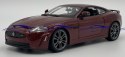 JAGUAR XKR-S metalowy model Bburago 1:24 21063 bordowy