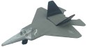 Lockheed Martin F-22 Raptor 4,5" 11,5 cm METAL Motormax