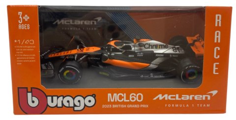 McLaren MCL60 F1 2023 #81 Piastri BBurago 1:43 McLaren MCL60 F1 2023 #81 Piastri BBurago 1:43