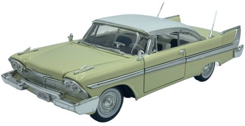 Plymouth Fury 1958 1:18 model Motormax 73115 żółty