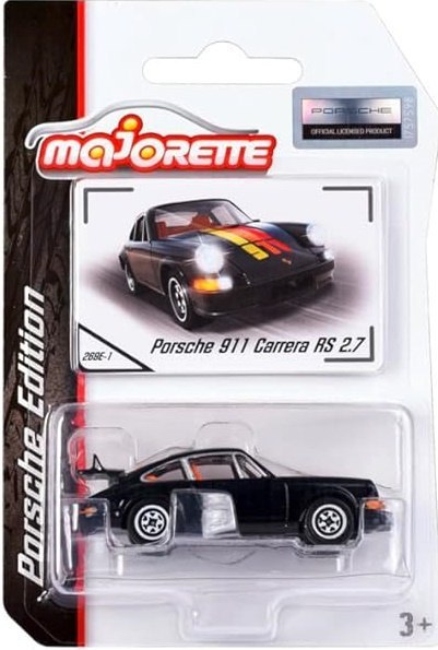Porsche 911 Carrera RS 2.7 Majorette metal 1:64 black Porsche 911 Carrera RS 2.7 Majorette metal 1:64 black
