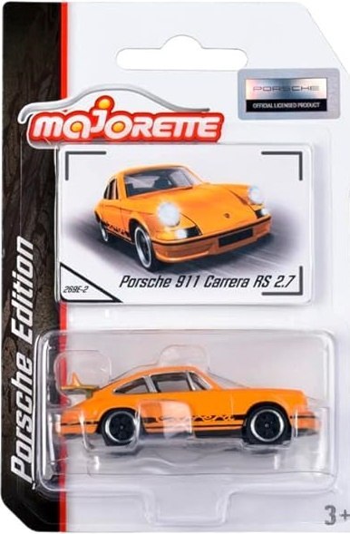 Porsche 911 Carrera RS 2.7 Majorette metal 1:64 orange Porsche 911 Carrera RS 2.7 Majorette metal 1:64 orange