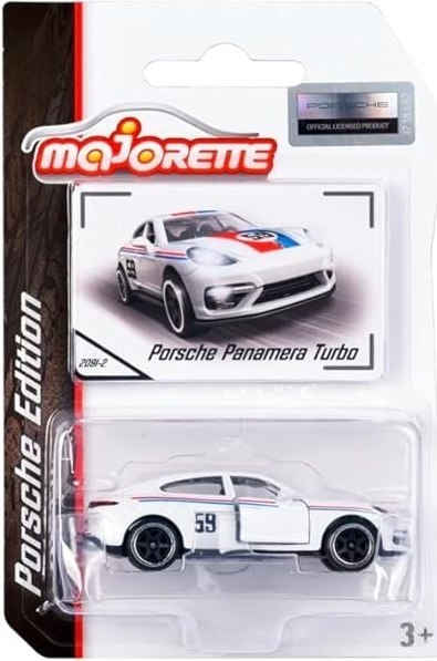 Porsche Panamera Turbo Majorette metal 1:64 white 59 Porsche Panamera Turbo Majorette metal 1:64 white 59