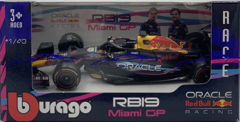 RB19 GP Miami F1 Red Bull 2023 #1 Max Verstappen BBurago 1:43