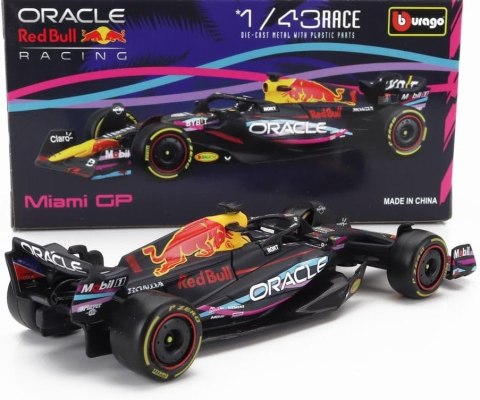 RB19 GP Miami F1 Red Bull 2023 #1 Max Verstappen BBurago 1:43