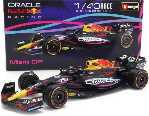 RB19 GP Miami F1 Red Bull 2023 #1 Max Verstappen BBurago 1:43
