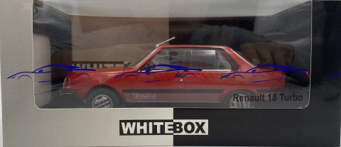 Renault 18 Turbo model 124213 WhiteBox 1:24 red Renault 18 Turbo model 124213 WhiteBox 1:24 red