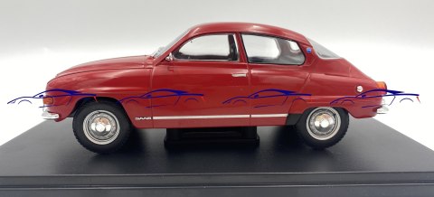Saab 96 V4 1970 model 124220 WhiteBox 1:24 czerwony Saab 96 V4 1970 model 124220 WhiteBox 1:24 czerwony