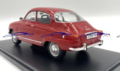 Saab 96 V4 1970 model 124220 WhiteBox 1:24 czerwony Saab 96 V4 1970 model 124220 WhiteBox 1:24 czerwony