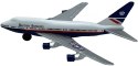 Samolot Boeing 747 British Airways 4,5" 11,5 cm METAL Motormax