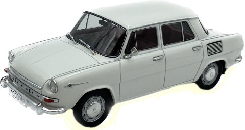 Skoda 1000 1968 model METAL 124162 WhiteBox 1:24