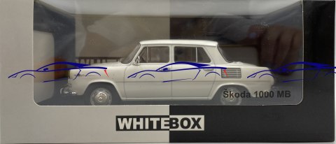 Skoda 1000 1968 model METAL 124162 WhiteBox 1:24 Skoda 1000 1968 model METAL 124162 WhiteBox 1:24