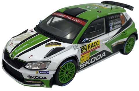 Skoda Fabia R5 2018 Catalunya #32 Rovanpera model IXO 1:24