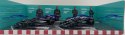 ZESTAW Mercedes AMG F1 Hamilton Russell W12 W13 W14 BBurago 1:43