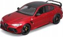 Alfa Romeo Giulia GTA Quadrifoglio czerwony 1:18 model BBurago 11048