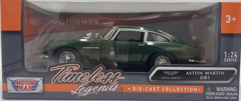 Aston Martin DB5 1:24 model Motormax 79375 zielony Aston Martin DB5 1:24 model Motormax 79375 zielony
