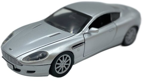 Aston Martin DB9 Coupe 1:24 model Motormax 73321 srebrny