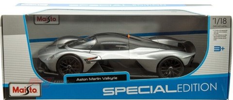 Aston Martin Valkyrie model 1:18 Maisto 31465 srebrny Aston Martin Valkyrie model 1:18 Maisto 31465 srebrny