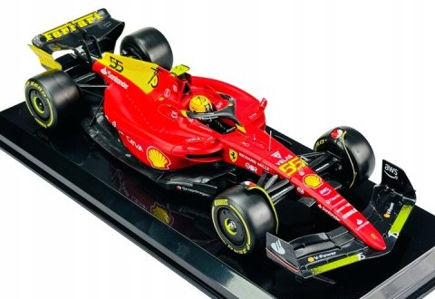 Bolid F1 FERRARI F1-75 Monza #55 Bburago 1:24 Bolid F1 FERRARI F1-75 Monza #55 Bburago 1:24