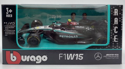 Bolid F1 Mercedes AMG W15 E Perf Petronas Hamilton #44 BBurago 1:43