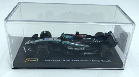 Bolid F1 Mercedes AMG W15 E Perf Petronas Russell #63 KASK BBurago 1:43 Bolid F1 Mercedes AMG W15 E Perf Petronas Russell #63 KASK BBurago 1:43
