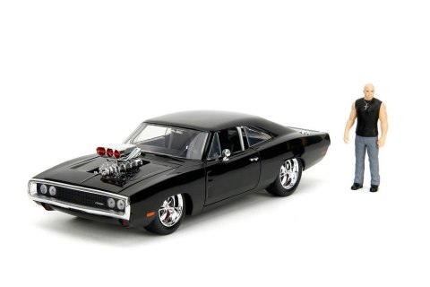 DODGE Charger R/T F&F 1 z figurką Dom'a Toretto JADA 1:24 DODGE Charger R/T F&F 1 z figurką Dom'a Toretto JADA 1:24