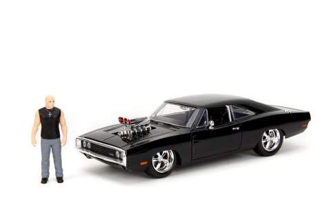 DODGE Charger R/T F&F 1 z figurką Dom'a Toretto JADA 1:24 DODGE Charger R/T F&F 1 z figurką Dom'a Toretto JADA 1:24