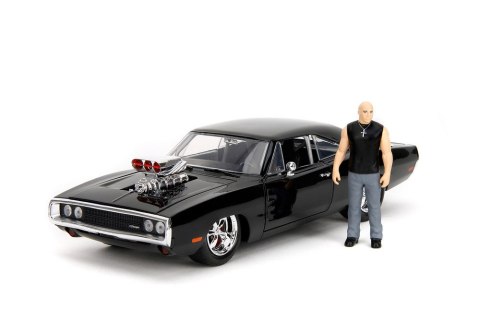 DODGE Charger R/T F&F 1 z figurką Dom'a Toretto JADA 1:24 DODGE Charger R/T F&F 1 z figurką Dom'a Toretto JADA 1:24