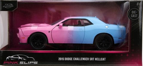 Dodge Challenger SRT Hellcat 2015 seria Pink Slips JADA model metalowy 1:24 Dodge Challenger SRT Hellcat 2015 seria Pink Slips JADA model metalowy 1:24
