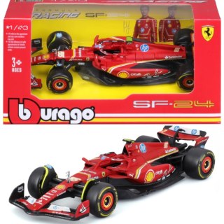 F1 FERRARI SF-24 2024 C. Sainz #55 BBurago Formuła 1 bolid model 1:43
