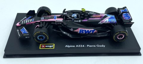 F1 bolid Alpine A524 BWT Bburago #10 Pierre Gasly BBurago 1:43 KASK F1 bolid Alpine A524 BWT Bburago #10 Pierre Gasly BBurago 1:43 KASK