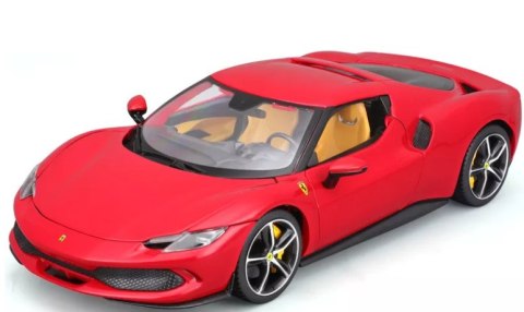 FERRARI R&P 296 GTB duży model 1:18 Bburago 16018 FERRARI R&P 296 GTB duży model 1:18 Bburago 16018